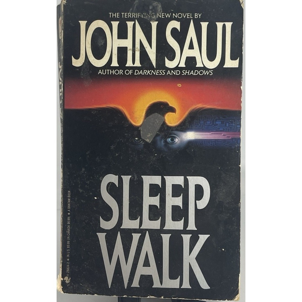 Sleepwalk John Saul Vintage 1991 Bantam Paperback Horror Thriller PBK 0553288342
